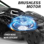 SOYUS Cordless Electric Lawn Mower with Battery