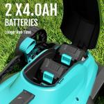 YARDCARE 36V Brushless Cordless Lawn Mower Bundle