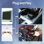 ECO-WORTHY 7.5W Solar Car Battery Charger