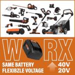 2-Pack 20V 6.5Ah Lithium Battery for W0RX Tools