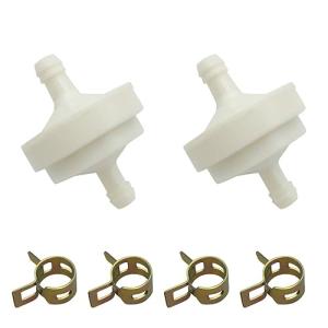 Inline Gas Fuel Filter for Lawn Mowers - 1/4 Inch
