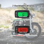 HonorMeet Digital Engine Tach Hour Meter with Alerts