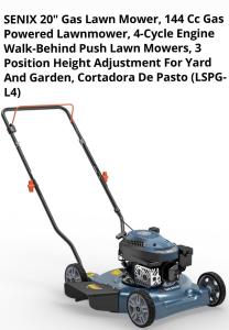 PowerSmart 21-Inch Gas-Powered Walk-Behind Lawn Mower