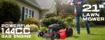 PowerSmart 21" Gas-Powered Walk-Behind Lawn Mower