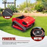 Remote Control Hybrid Lawn Mower for All Terrain