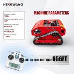Remote Control Hybrid Lawn Mower for All Terrain