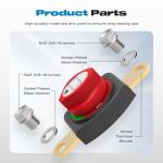 Malictele 275A Battery Disconnect Switch for Vehicles