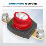 Malictele 275A Battery Disconnect Switch for Vehicles