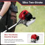 52cc 2-Cycle Gas String Trimmer with Straight Shaft