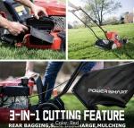 PowerSmart 18-Inch Gas Lawn Mower 3-in-1