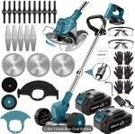 Cordless Electric Lawn Mower with Dual Batteries