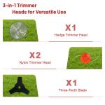 52cc 2-Cycle Gas String Trimmer with Straight Shaft