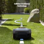 Robotic Lawn Mower with Boundary Wire and App Control