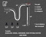 Electric Portable Fuel Transfer Pump with Hose