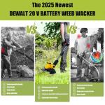 Cordless Electric Weed Wacker for Dewalt 20V
