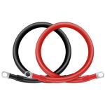 15-Inch 4AWG Battery Cable Set with Terminals
