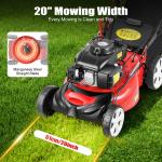 Gas Self-Propelled 20” Lawn Mower with Bagger