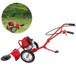 Gas Powered 49cc 2-Stroke Walk-Behind Lawn Mower
