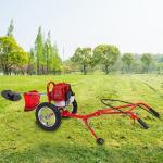 Gas-Powered 49cc 2-Stroke Walk-Behind Lawn Mower