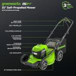 Greenworks 48V 21" Mower, String Trimmer & Blower Set