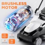 Litheli 16-Inch Cordless Electric Lawn Mower