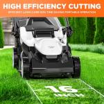 Litheli 16-Inch Cordless Electric Lawn Mower