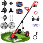Powerful 4-in-1 Cordless Electric Weed Wacker
