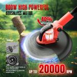 Powerful 4-in-1 Cordless Electric Weed Wacker
