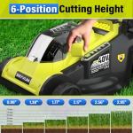 SEYVUM 40V 16-Inch Cordless Push Lawn Mower