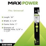Maxpower 16-Inch Universal Dethatcher Lawn Mower Blade