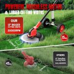 Powerful 4-in-1 Cordless Electric Weed Wacker