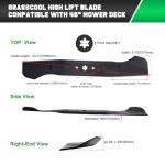 46" Mower Blades for Cub Cadet XT1 XT2