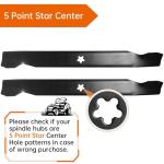 High Lift Mower Blades for Craftsman & Husqvarna