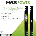 Maxpower 2-Blade Mulching Set for 46” Mowers