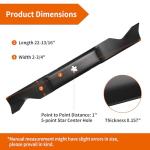 High Lift Mower Blades for 46" Lawn Tractors