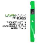8TEN LawnRAZOR Blade Set for 42" Decks