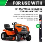 42" Mower Blades for Craftsman & Poulan Pro