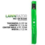 8TEN LawnRAZOR High-Lift Mower Blade Set
