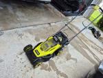 Ryobi 13" Push Lawn Mower with Battery & Charger