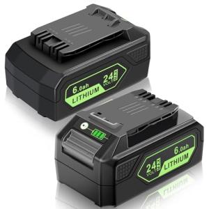 24V Replacement Battery for Greenworks Tools – 2 Pack