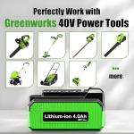Amitself 4.0Ah Battery for Greenworks 40V Tools