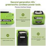 Kosiy 6.0Ah 40V Lithium Battery Replacement for GreenWorks