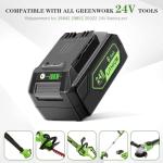 24V Replacement Battery for Greenworks Tools – 2 Pack