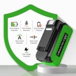 Amitself 4.0Ah Battery for Greenworks 40V Tools