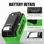 Amitself 4.0Ah Battery for Greenworks 40V Tools