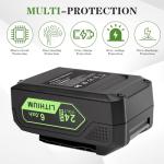 24V Replacement Battery for Greenworks Tools – 2 Pack