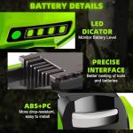 40V 6000mAh Lithium Replacement Battery for Greenworks