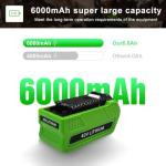 Greenworks 40V 6.0Ah Lithium Battery Replacement (2-Pack)