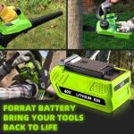40V 6000mAh Lithium Replacement Battery for Greenworks