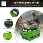 Greenworks 40V 6.0Ah Lithium Battery Replacement (2-Pack)